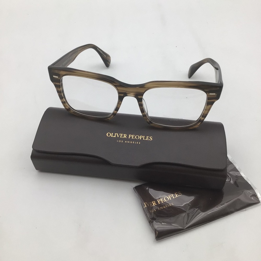 Oliver Peoples Ryce OV5332U 1719 Olive Smoke Eyeglasses Frames Italy 54mm NEW